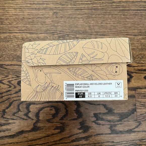 NIB - Veja Kids Small Esplar Velcro Leather Sneaker (US 6.5) - Picture 10 of 10